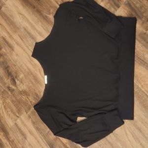 LNA rib knit shoulder cutout